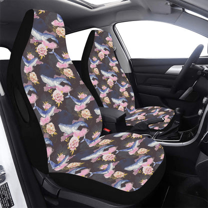 Blue Whale Print Design LKS401 Car Seat Covers