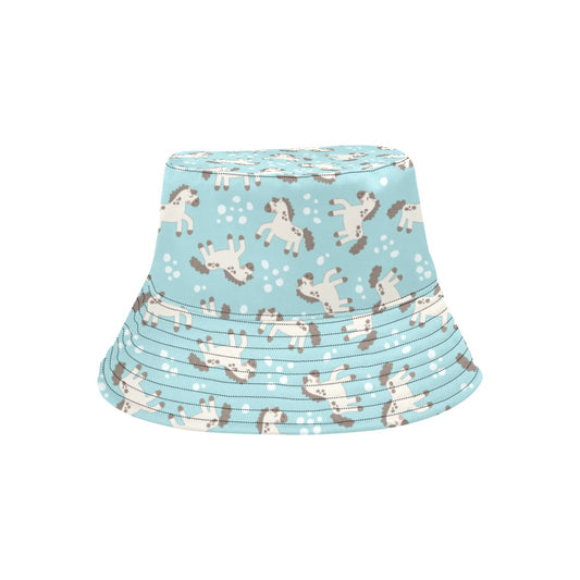 Horse Cute Print Design LKS306 Unisex Bucket Hat