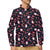 Santa Christmas Themed Print Design LKS304 Long Sleeve Polo Shirt For Men's