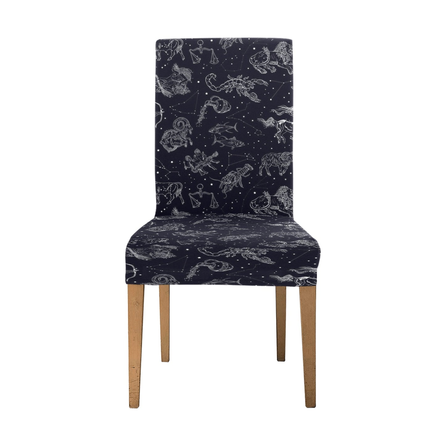 Zodiac Print Design LKS304 Dining Chair Slipcover