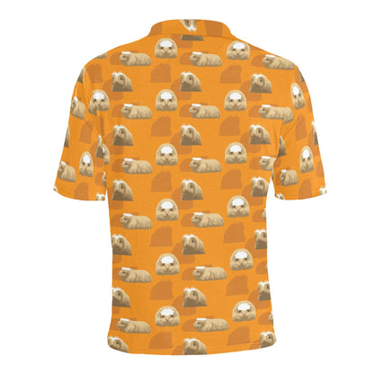 Guinea Pig Print Design LKS403 Men Polo Shirt