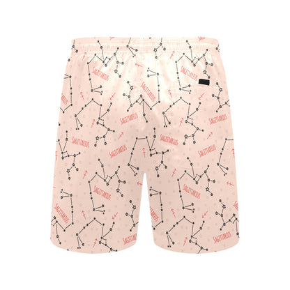 Sagittarius Star Print Design LKS302 Men's Swim Trunks Beach Shorts