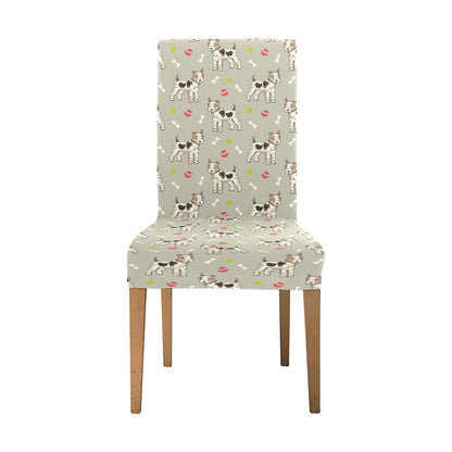 Toy Fox Terriers Print Design LKS301 Dining Chair Slipcover