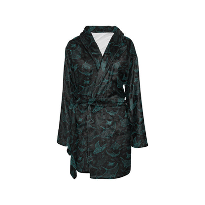 Manta Ray Print Design LKS402 Women's Fleece Robe