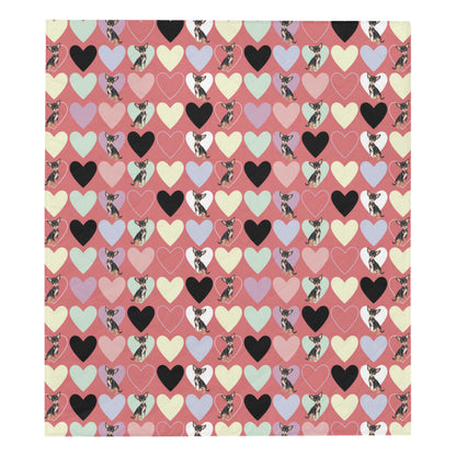 Chihuahua Pattern Print Design 01 Premium Quilt
