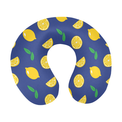 Citrus  Pattern Print Design 02 U-Shaped Travel Neck Pillow