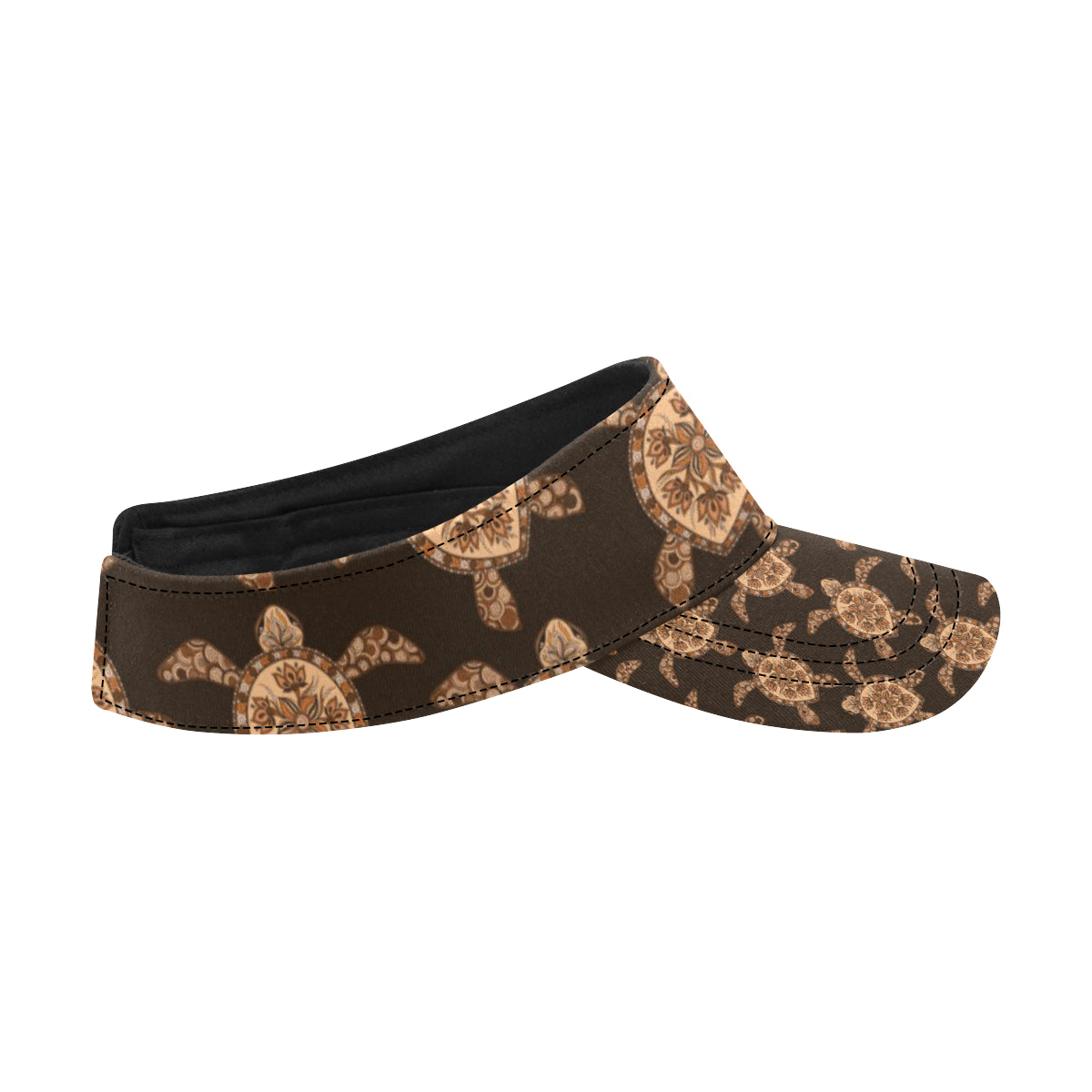 Tribal Sea Turtle Pattern Print Design T09 Unisex Sun Visor