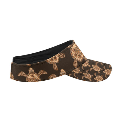 Tribal Sea Turtle Pattern Print Design T09 Unisex Sun Visor