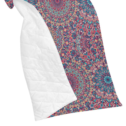 Boho Pattern Print Design 05 Premium Quilt