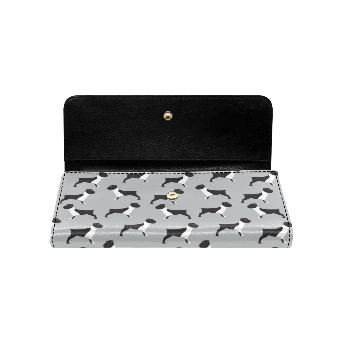Boxers Pattern Print Design 01 Women's Trifold Wallet