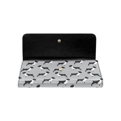 Boxers Pattern Print Design 01 Women's Trifold Wallet