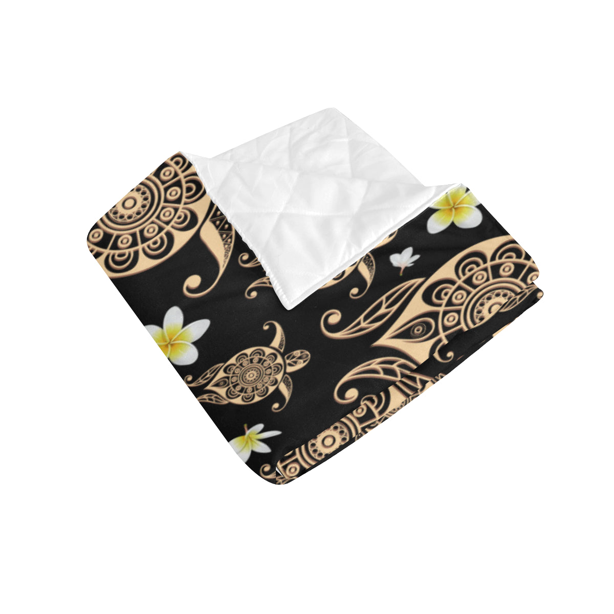 Turtle Polynesian Tribal Hawaiian Premium Quilt