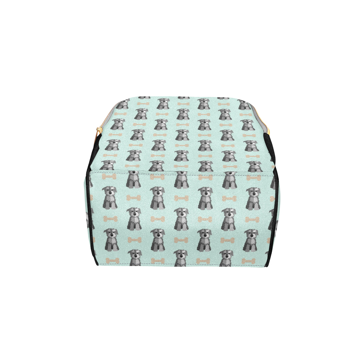 Schnauzers Pattern Print Design A03 Diaper Bag Backpack
