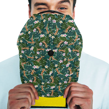 Giraffe Jungle Design Print Snapback Cap