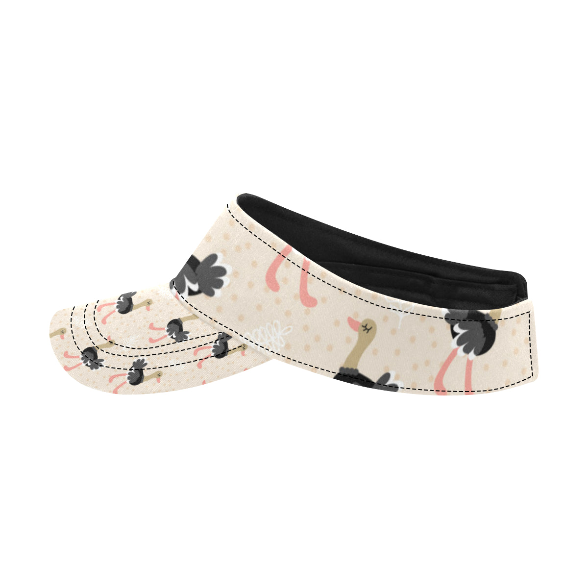 Ostrich Pattern Print Design 02 Unisex Sun Visor