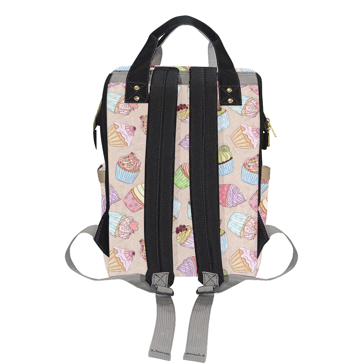 Cupcake Pattern Print Design CP06 Diaper Bag Backpack