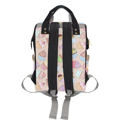 Cupcake Pattern Print Design CP06 Diaper Bag Backpack