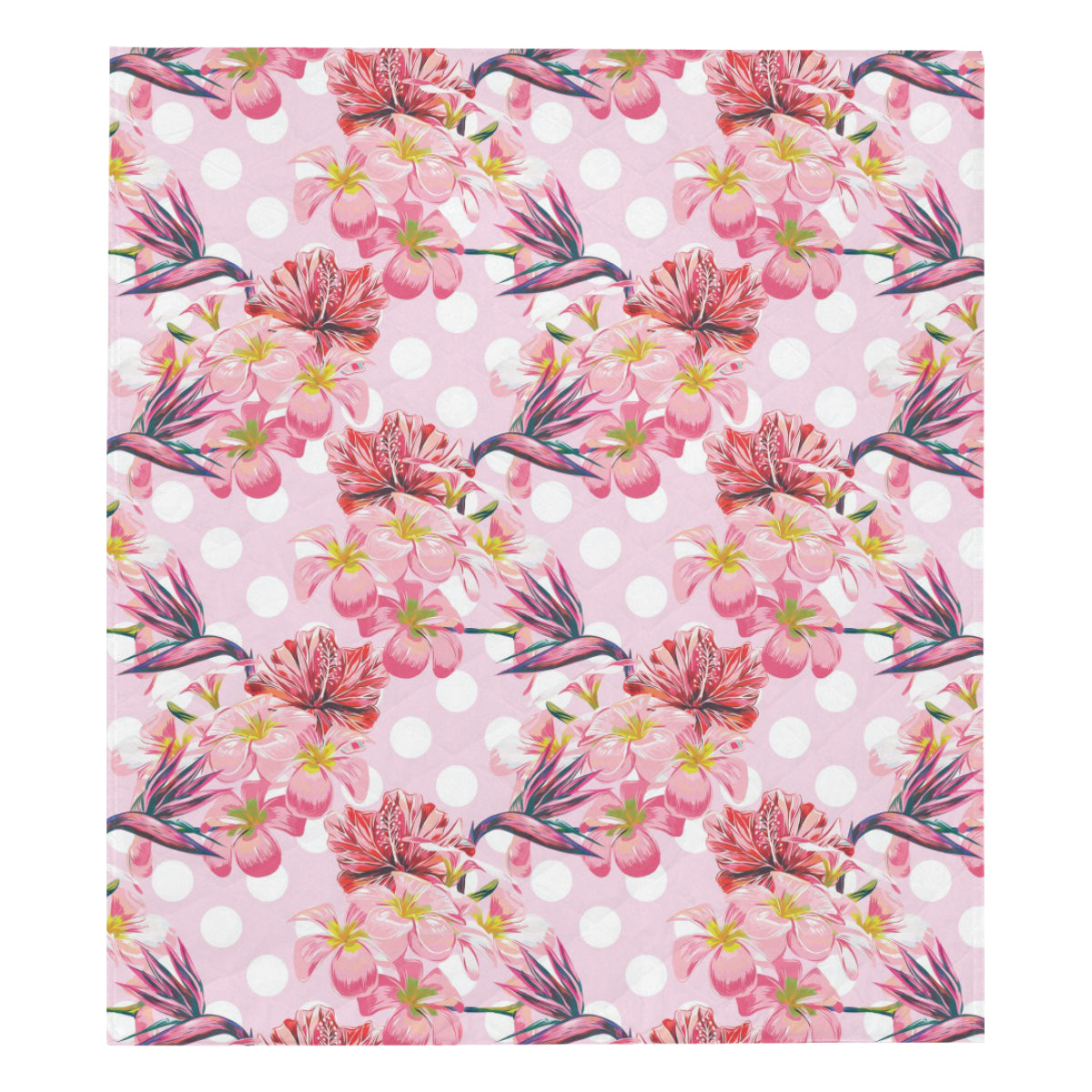 Bird Of Paradise Pattern Print Design BOP011 Premium Quilt