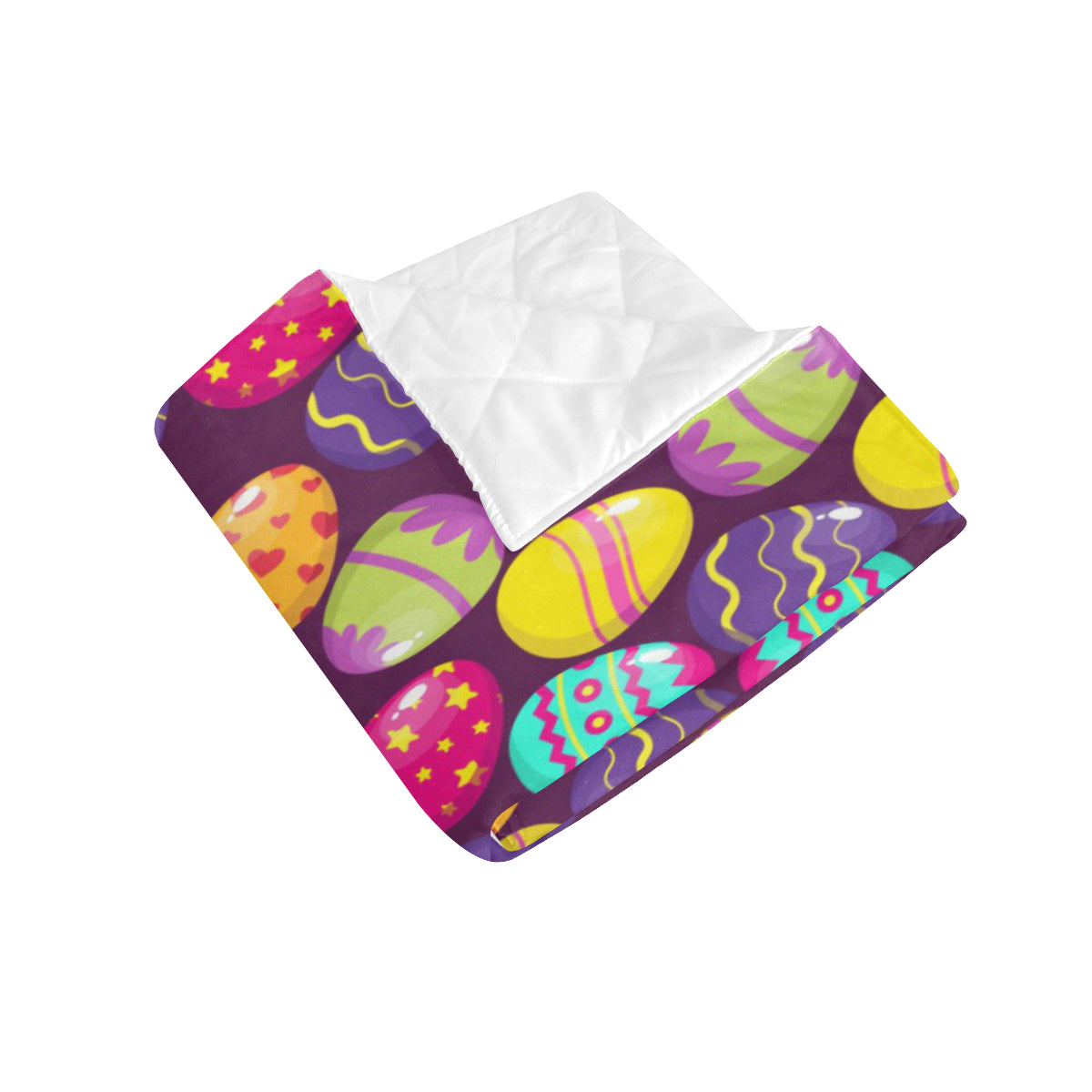 Easter Eggs Pattern Print Design RB04 Premium Quilt