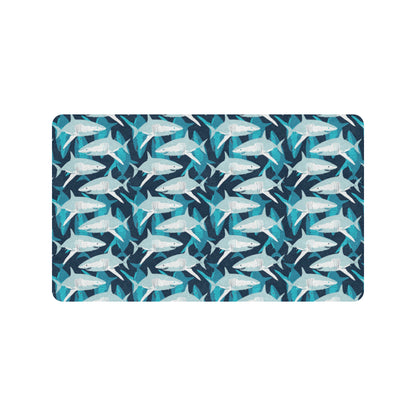 Shark Design Print Rubber Doormat