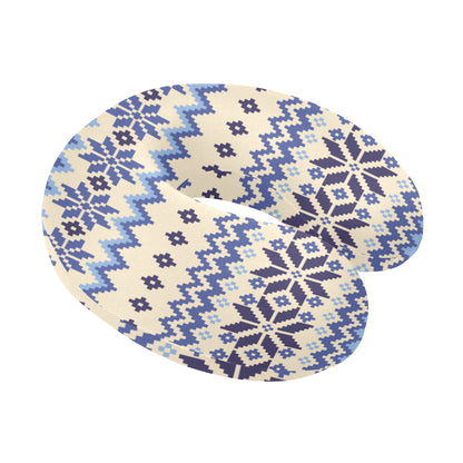 Nordic Pattern Print Design A03 U-Shaped Travel Neck Pillow