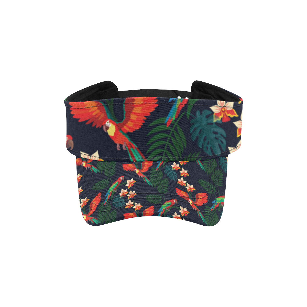 Macaw Pattern Print Design 02 Unisex Sun Visor