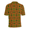 Rasta Reggae Color Pattern Men Polo Shirt