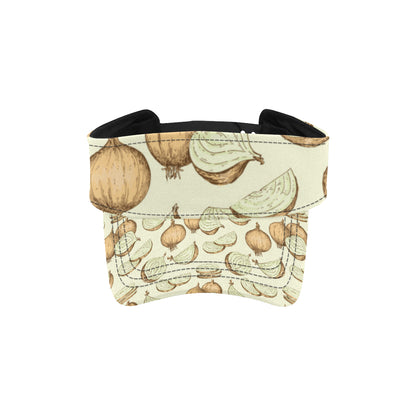 Onion Pattern Print Design A02 Unisex Sun Visor