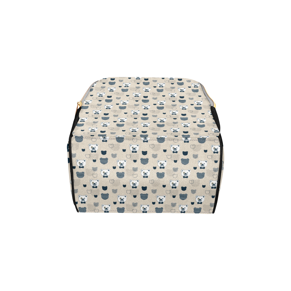 Bear Pattern Print Design 05 Diaper Bag Backpack
