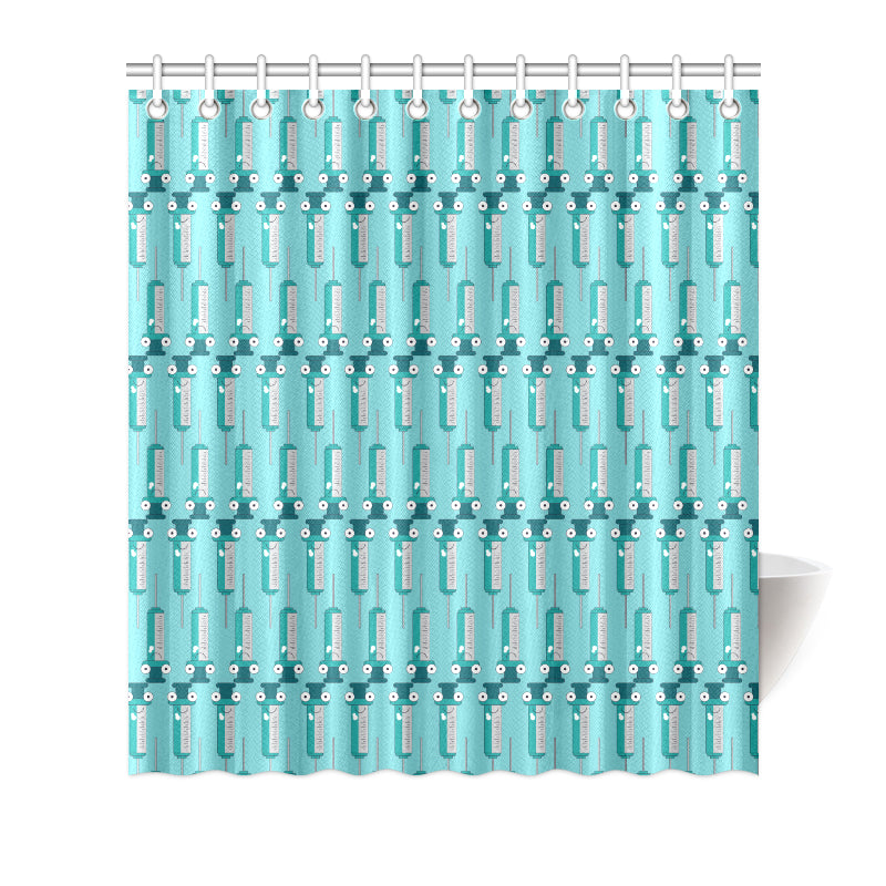 Phlebotomist Concept Design Shower Curtain