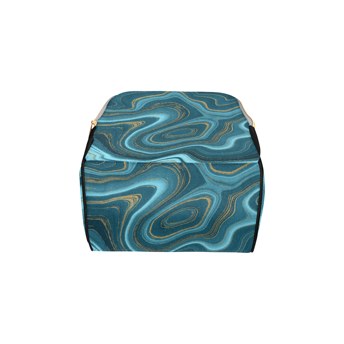 Liquid Pattern Print Design 04 Diaper Bag Backpack