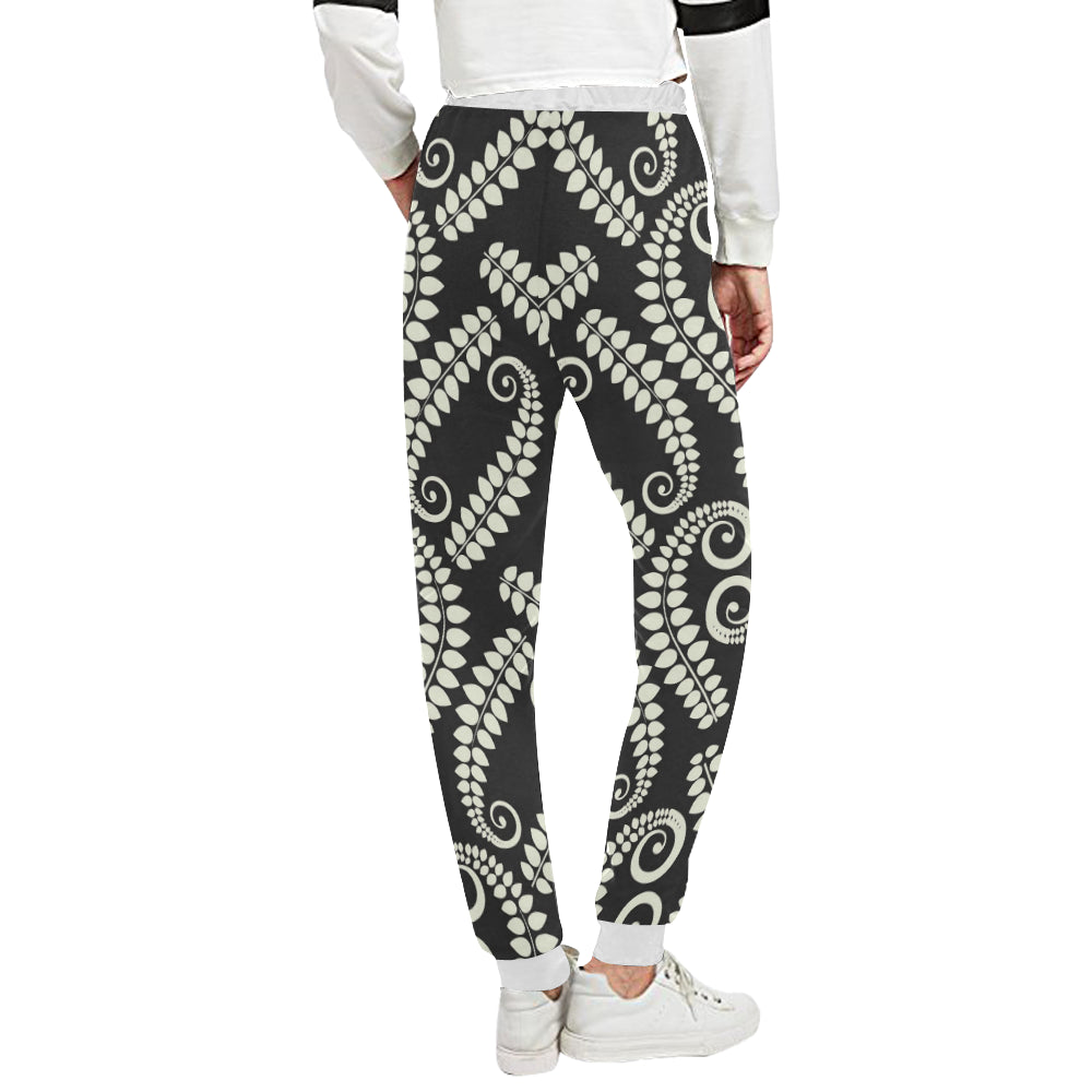 Fern Leave Print Pattern Unisex Sweatpants