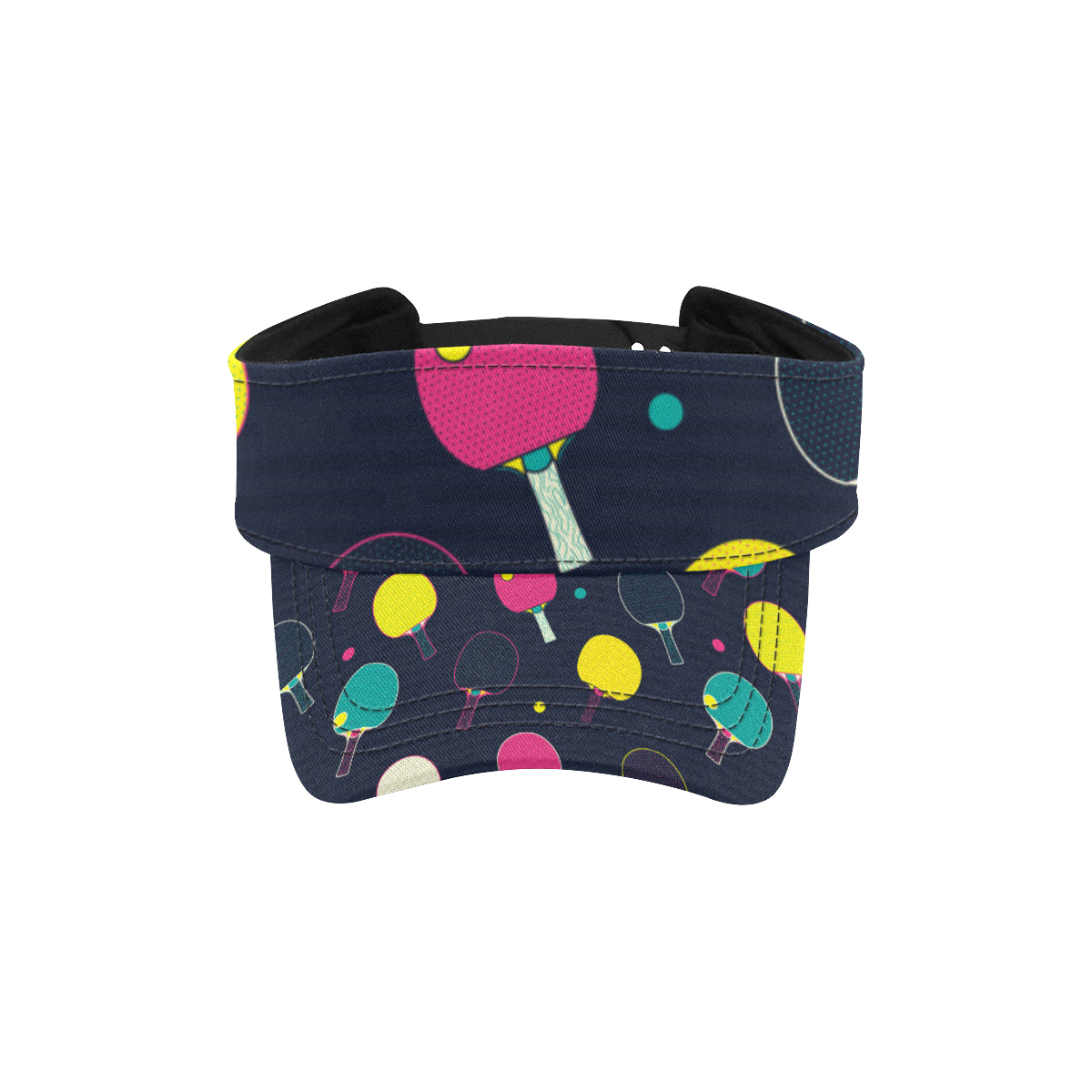 Ping Pong Pattern Print Design A04 Unisex Sun Visor
