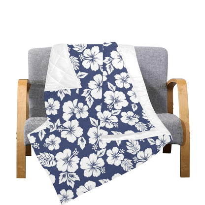 Hibiscus Pattern Print Design HB012 Premium Quilt