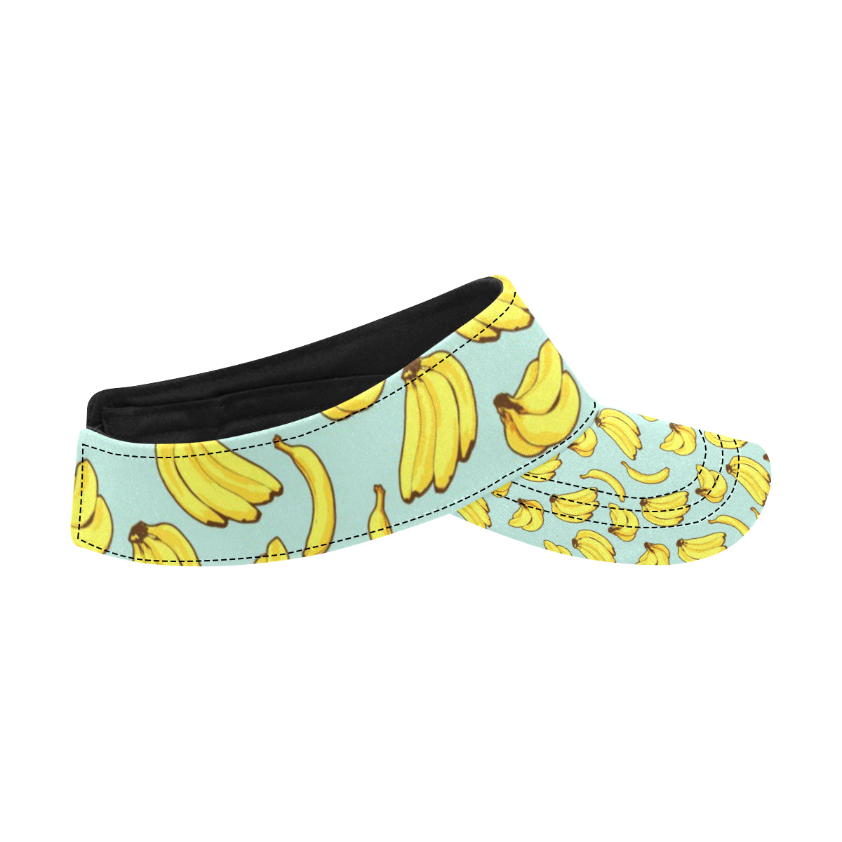 Banana Pattern Print Design BA04 Unisex Sun Visor
