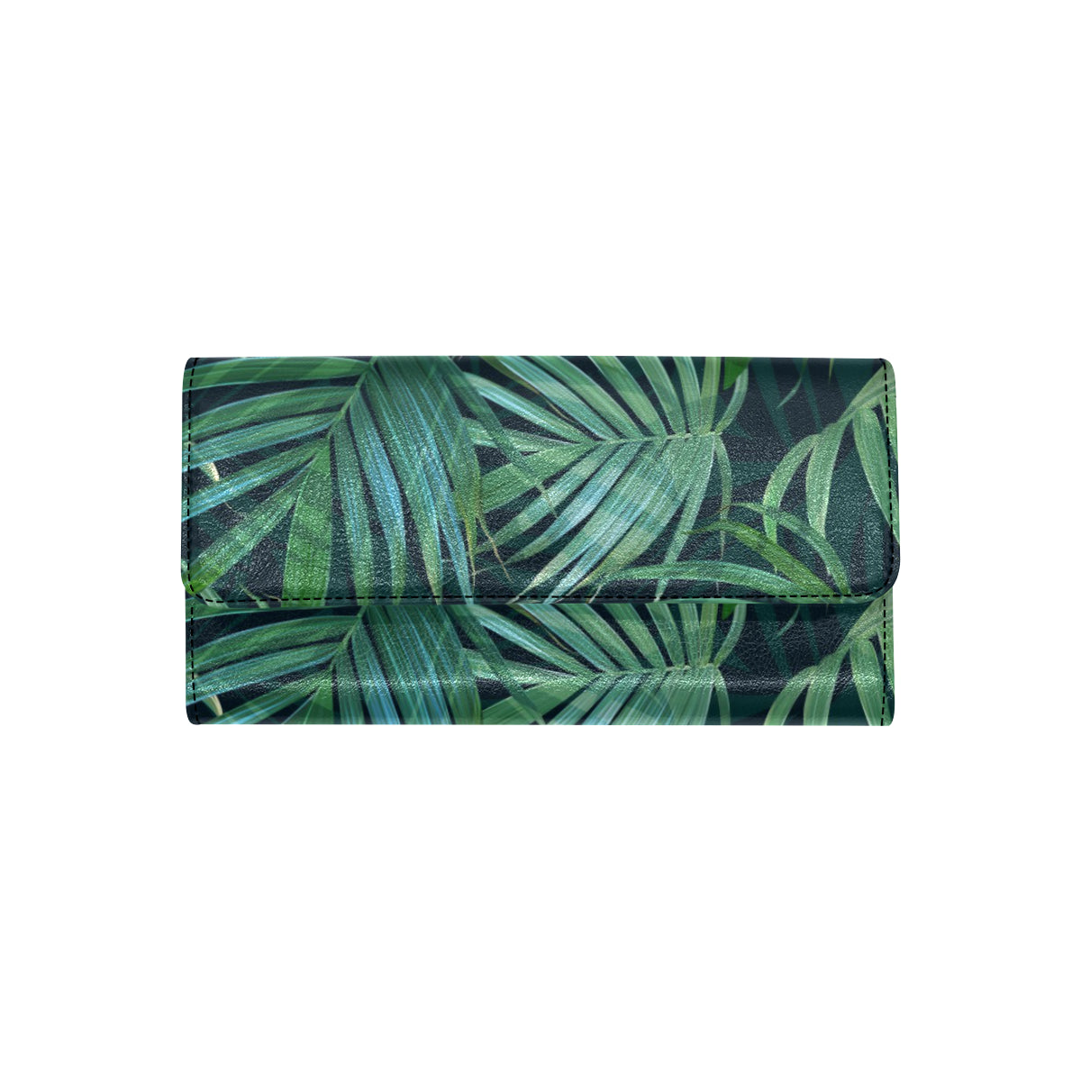 Tropical Flower Pattern Print Design TF011 Women's Trifold Wallet