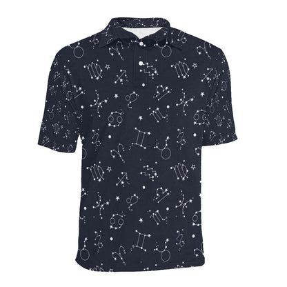 Constellation Pattern Print Design 05 Men Polo Shirt