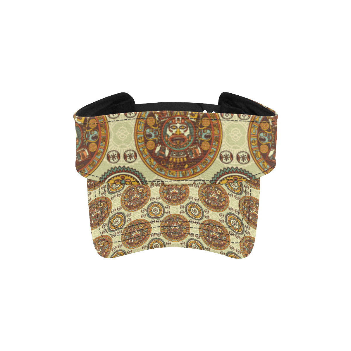 Calendar Aztec Themed Print Pattern Unisex Sun Visor