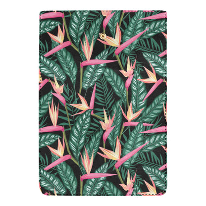 Bird Of Paradise Pattern Print Design BOP03 Women's Trifold Wallet