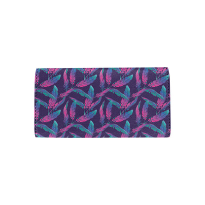 Banana Leaf Pattern Print Design 08 Women's Trifold Wallet