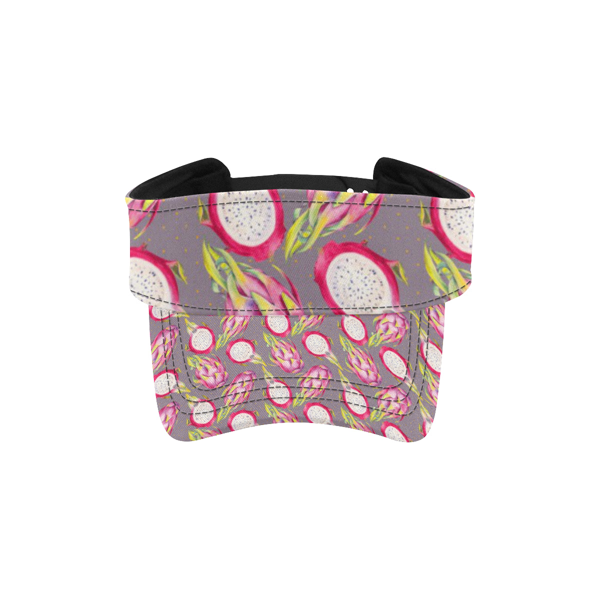 Dragonfruit Pattern Print Design DF03 Unisex Sun Visor