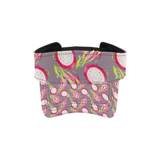Dragonfruit Pattern Print Design DF03 Unisex Sun Visor