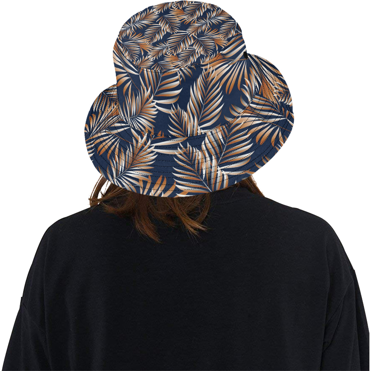 Tropical Flower Pattern Print Design TF07 Unisex Bucket Hat