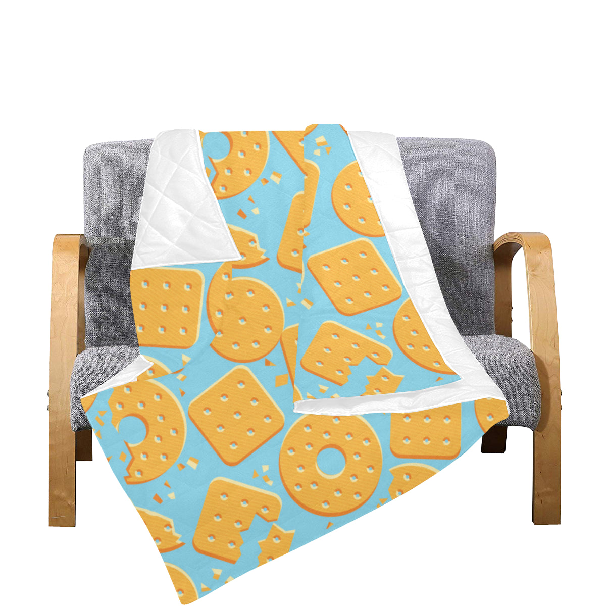 Cracker Pattern Print Design 02 Premium Quilt
