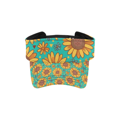 Sunflower Pattern Print Design SF013 Unisex Sun Visor