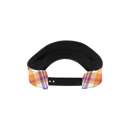 Madras Pattern Print Design 02 Unisex Sun Visor