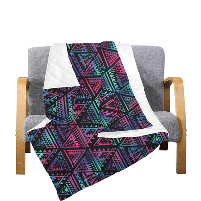Tribal aztec Dark Multicolor Premium Quilt