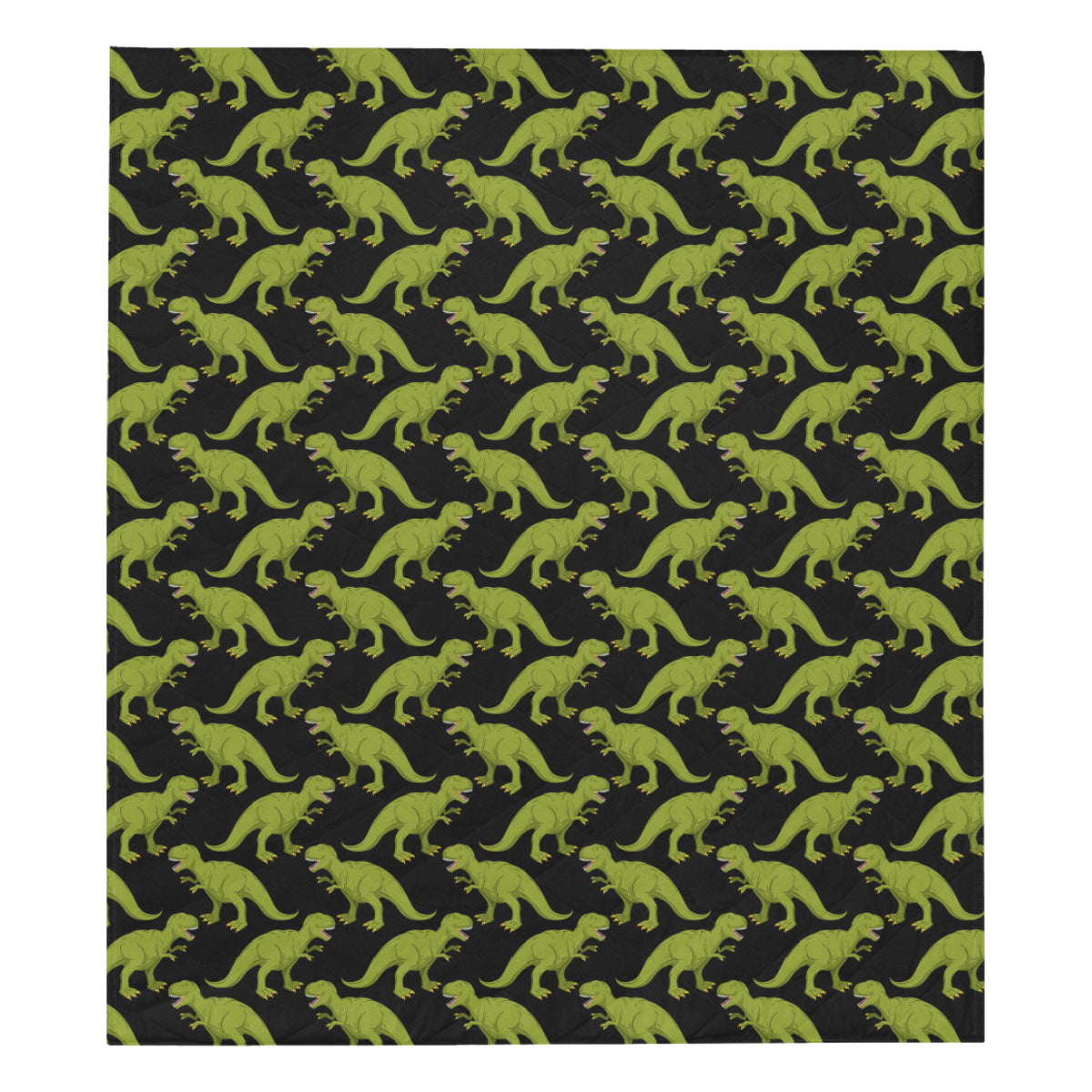 T Rex Pattern Print Design A02 Premium Quilt