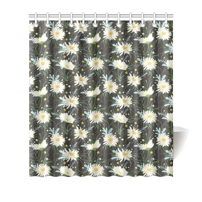 Daisy Pattern Print Design DS08 Shower Curtain