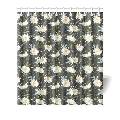 Daisy Pattern Print Design DS08 Shower Curtain
